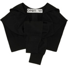 OPEN YY Black Hoodie Sleeve Layer Hood
