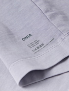 Onia - Garment-Dyed Cotton-Jersey T-Shirt - Purple