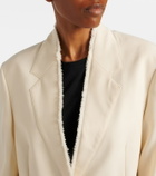 Toteme Distressed wool blazer