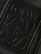 Loewe - Mini Logo-Debossed Leather Messenger Bag