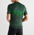 Rapha - MR PORTER Health In Mind Pro Team Printed Panelled Cycling Jersey - Green