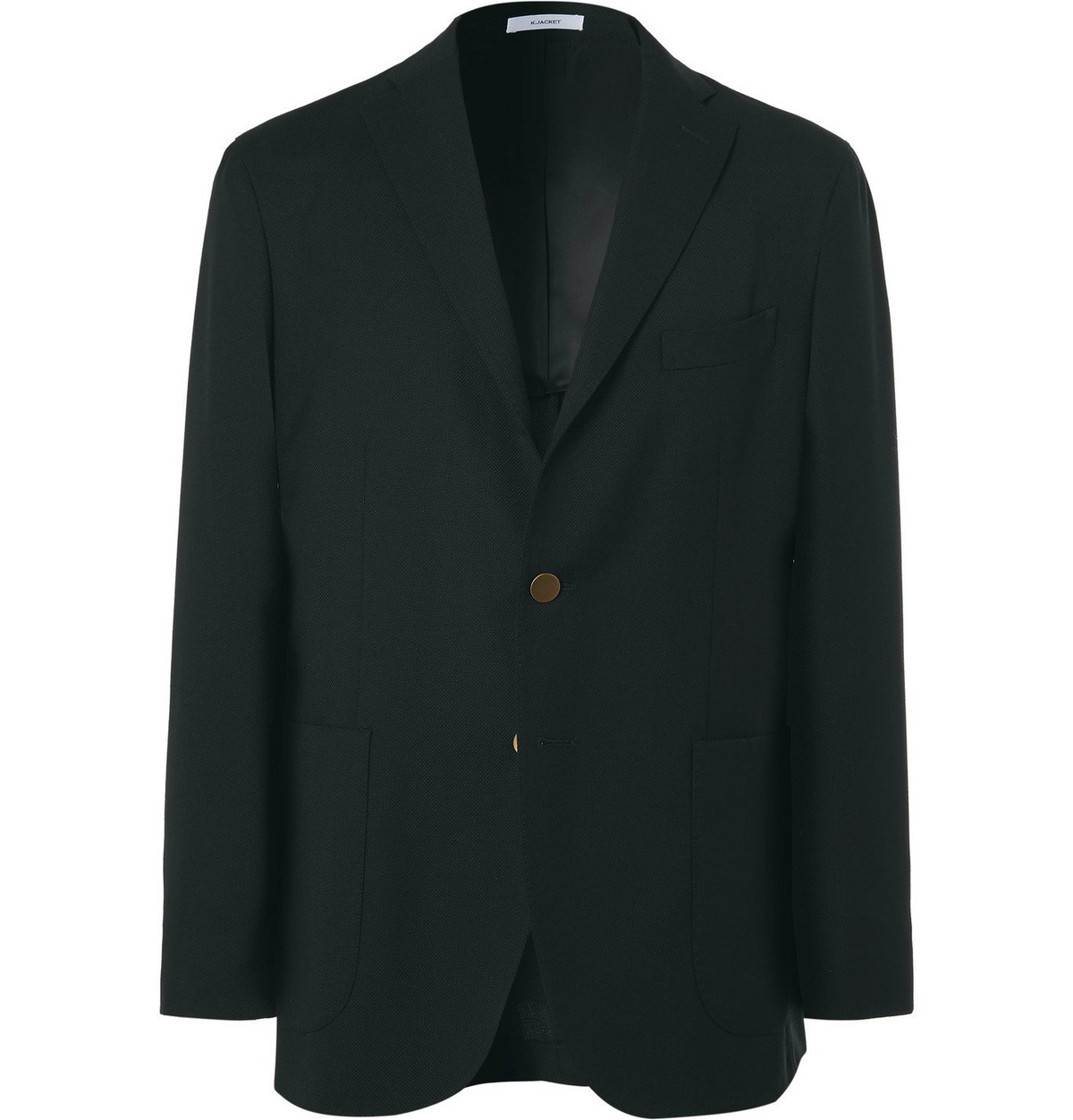 Boglioli - Unstructured Wool-Hopsack Blazer - Black Boglioli