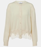 McQueen Deconstructed wool and cashmere cardigan