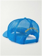 PARADISE - Printed Shell and Logo-Embroidered Mesh Trucker Cap
