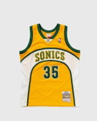 Mitchell & Ness Nba Jersey Seattle Supersonics Alternate 2007 08 Kevin Durant #35 Yellow Jerseys