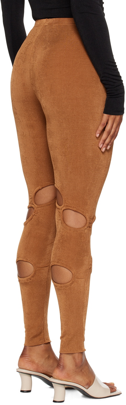 TYRELL SSENSE Exclusive Brown Leggings