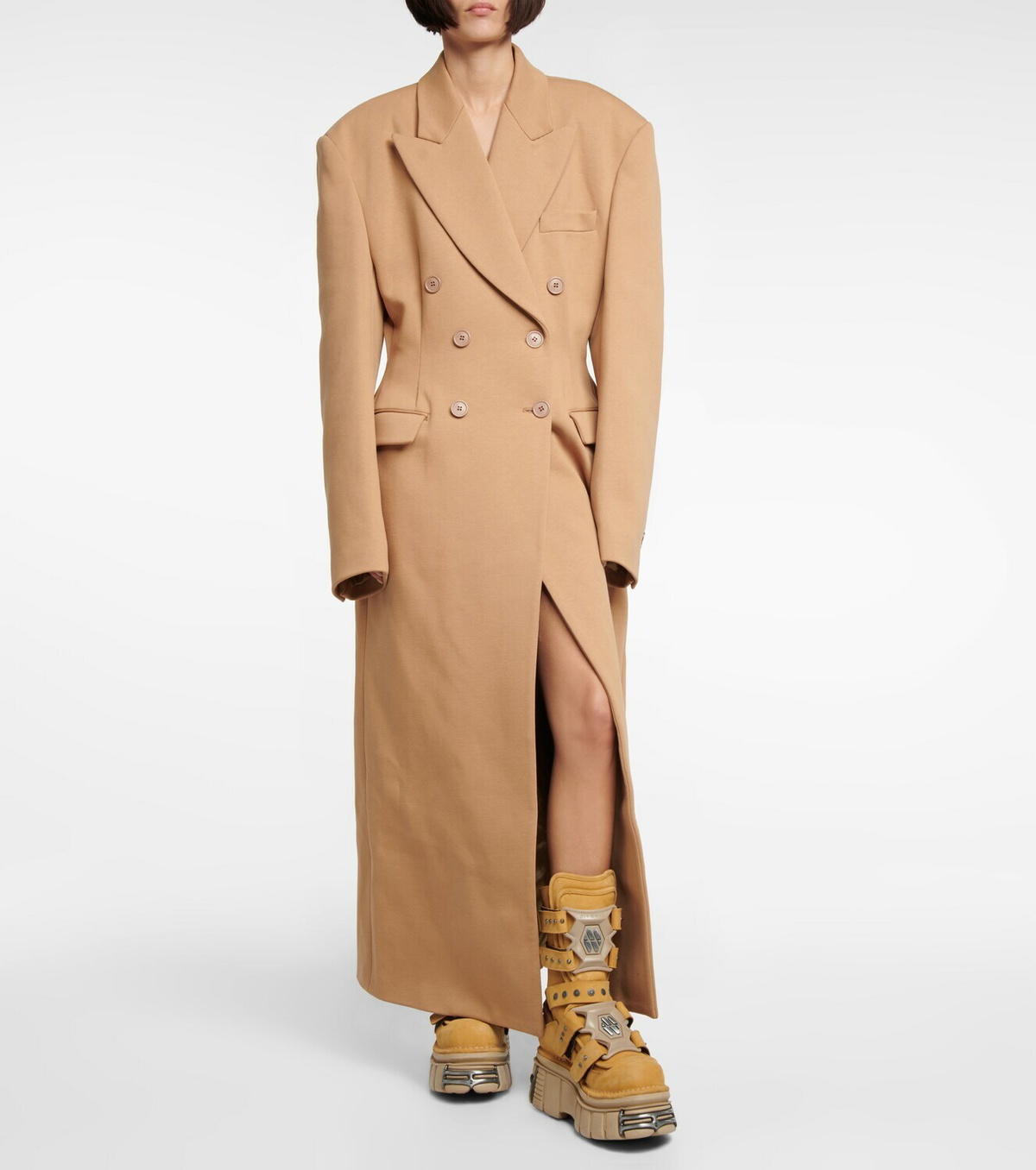 Vetements x New Rock leather platform boots Vetements