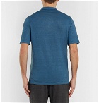 Altea - Linen Polo Shirt - Men - Blue