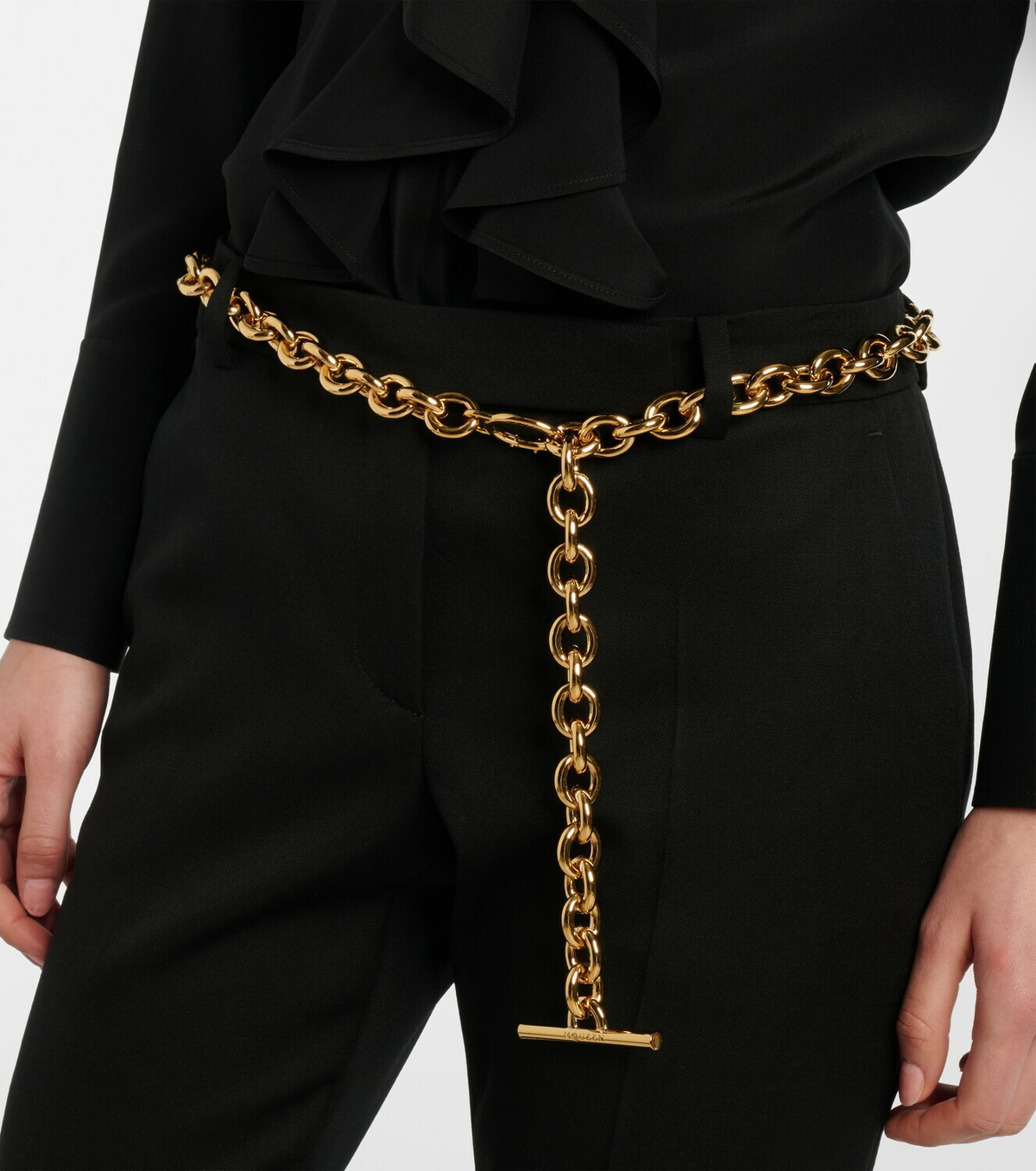 McQueen T-Bar chain belt