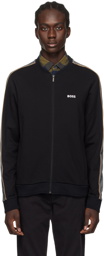 BOSS Black Embroidered Track Jacket