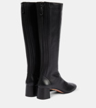 Aquazzura Saint Honore' 50 leather knee-high boots