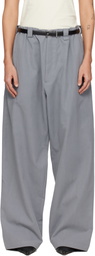WILLY CHAVARRIA Gray Toluca Trousers