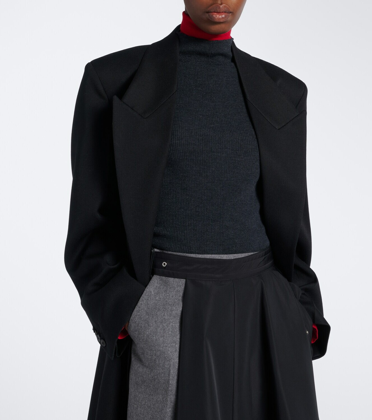 Jardin des Orangers Ribbed-knit virgin wool top