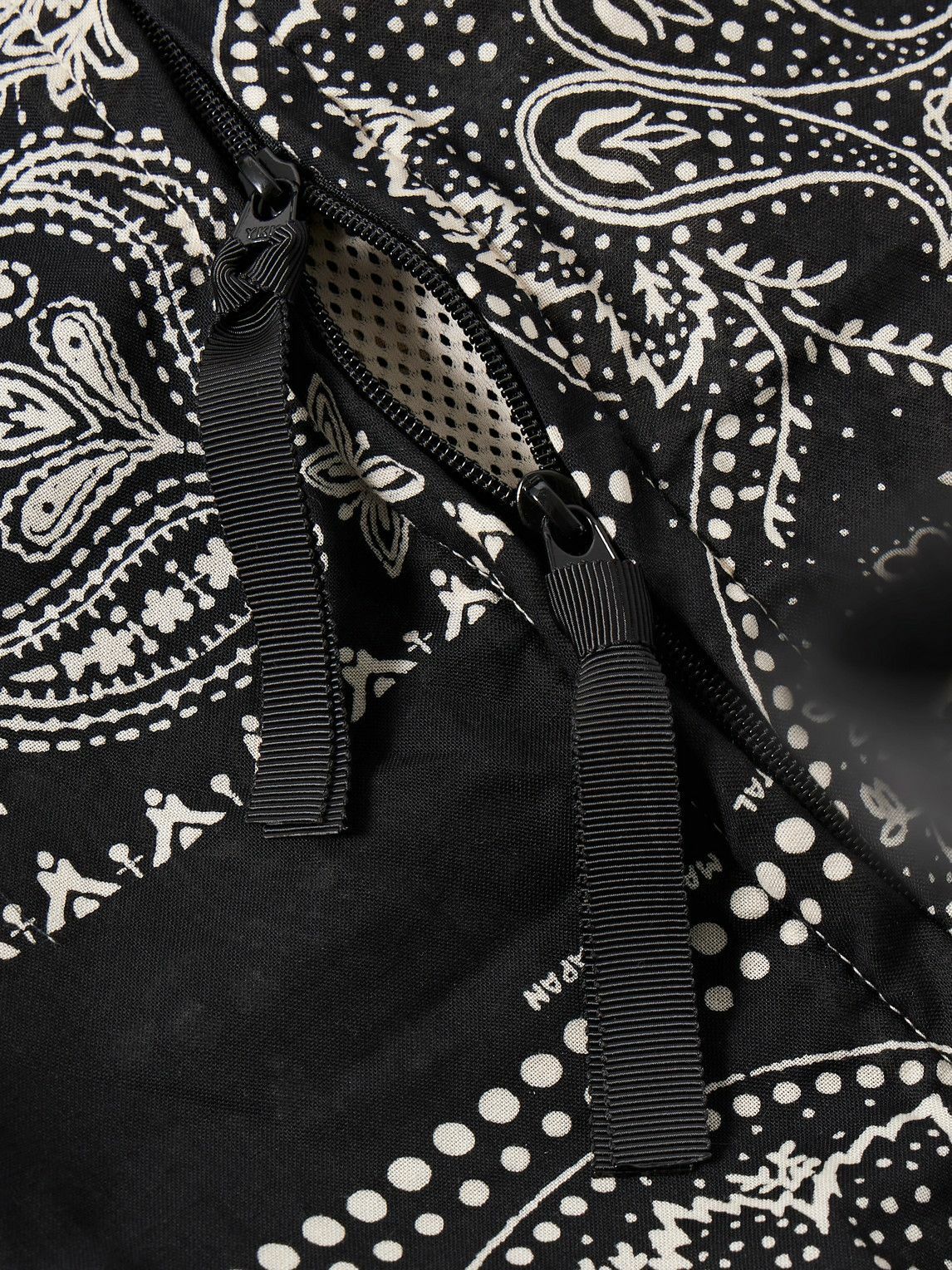 KAPITAL - Transit Snufkin Rat Brand Bandana-Print Cotton Sling Bag