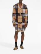 BURBERRY - Check Motif Cardigan