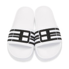Baja East White Fila Edition Drifter Slides