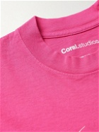 Coral Studios - Peace of Mind Printed Cotton-Jersey T-Shirt - Pink