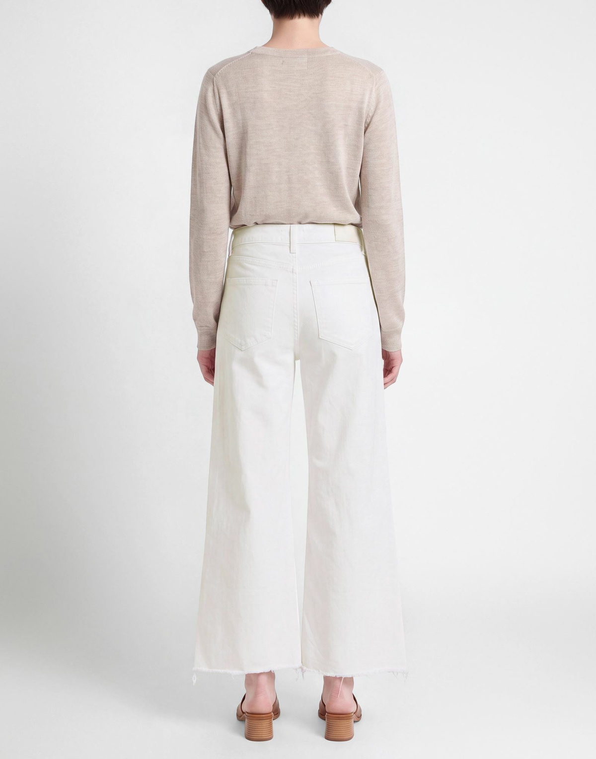 Paige Womens Jeans Ivory