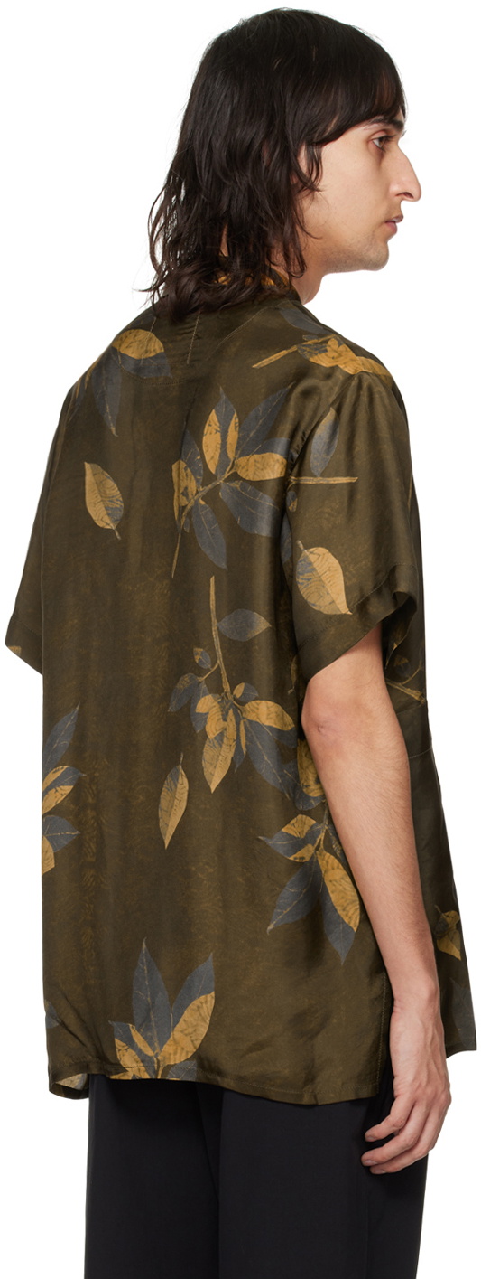 UMA WANG Brown Terry Shirt