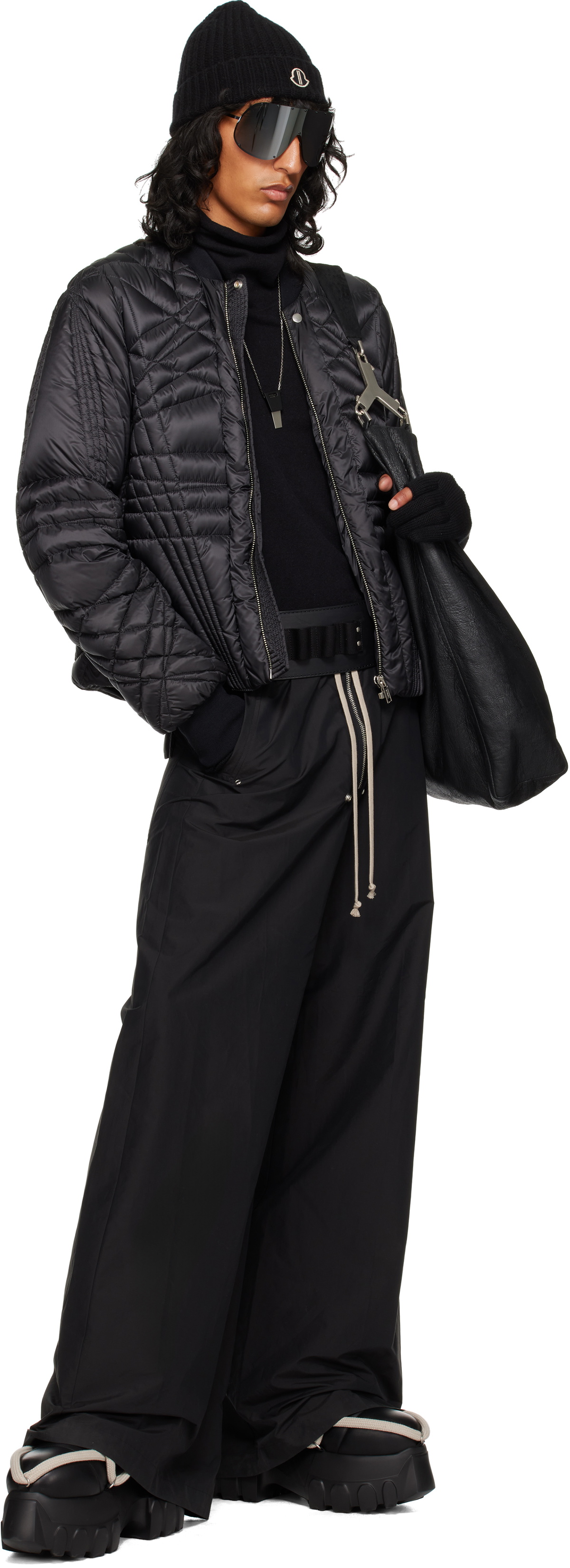 限定コラボ【Moncler＆ Rick Owens】Bomber Megapenta Flight Moncler x Rick Owens Megapenta Flight Down Bomber Jacket