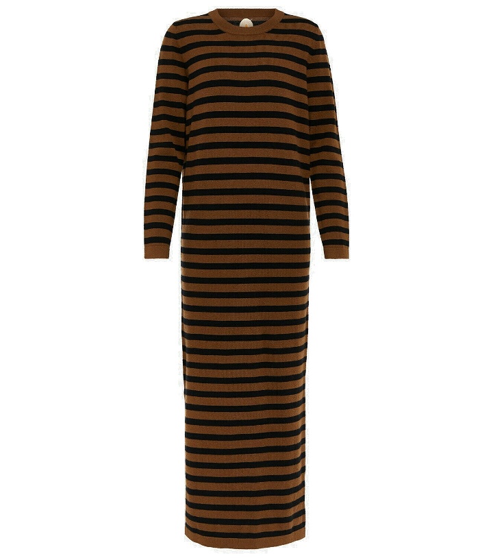 Photo: Jardin des Orangers Striped wool and cashmere midi dress