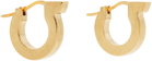 Ferragamo Brass Hoop Earrings