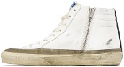Golden Goose White Slide Sneakers