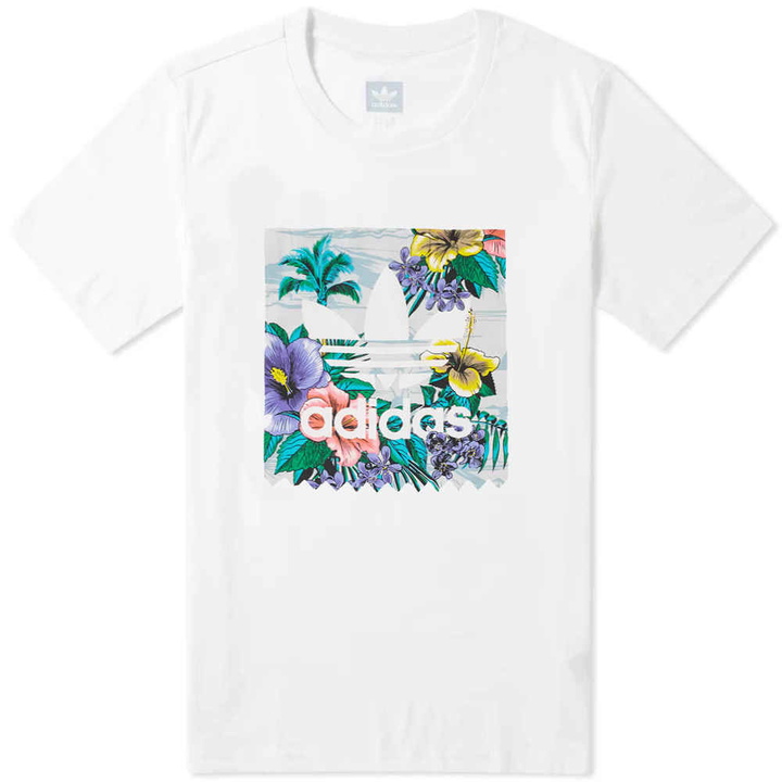 Photo: Adidas Flower Tee White