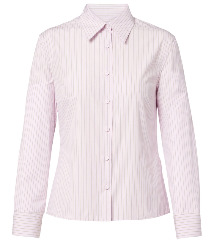 Photo: Calvin Klein Collection Pinstripe cotton poplin shirt