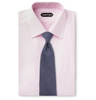 TOM FORD - Light-Pink Slim-Fit Cotton-Poplin Shirt - Pink