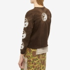 W'menswear Women's Shibori Yin Yang T-Shirt in Ebony