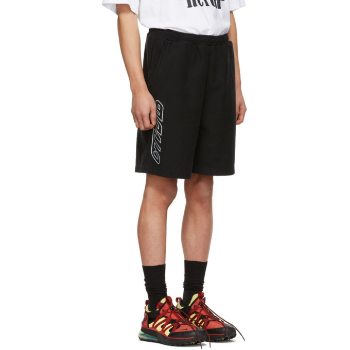 Heron Preston Black Style Sweat Shorts Heron Preston