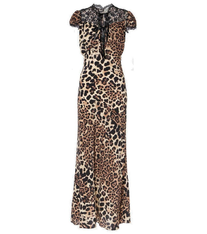 Photo: Rodarte Leopard-print silk midi dress