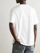 LOEWE - Logo-Embroidered Cotton-Jersey T-Shirt - White