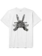 Burberry - Printed Cotton-Jersey T-Shirt - White