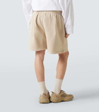 Balenciaga Back distressed logo cotton shorts
