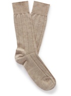 Marcoliani - Ribbed Cashmere Socks