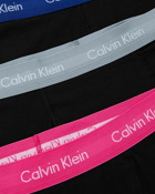 Calvin Klein Underwear Ctn Stretch Wicking Trunk Trunk 3 Pack Black - Mens - Boxers & Briefs