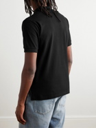 Håndværk - Pima Cotton-Piqué Polo Shirt - Black