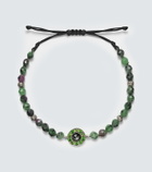 Ileana Makri Orbit 9kt white gold (375/1000) and sterling silver (925) with gemstones