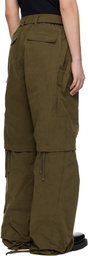 Ottolinger Khaki Baggy Cargo Pants