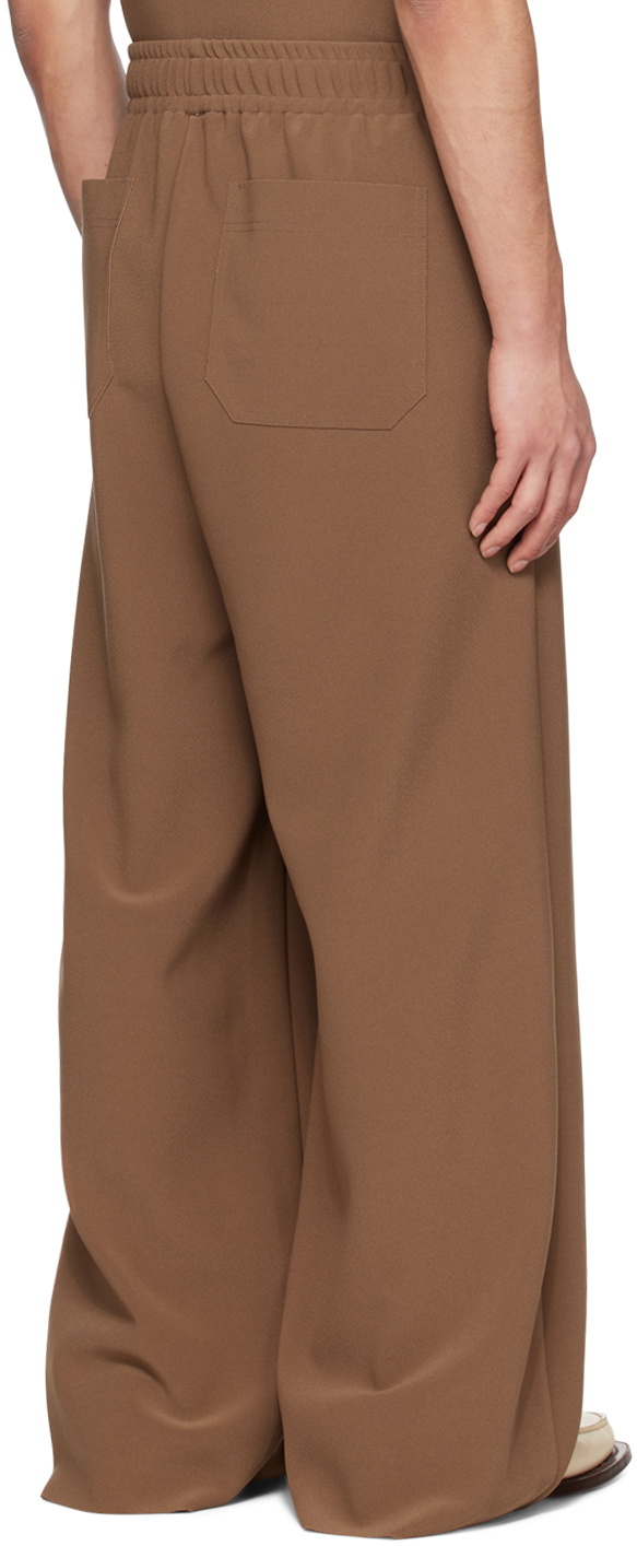 Birrot Tan Drawstring Lounge Pants