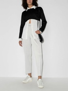 Pleats Please Issey Miyake Plissé Tapered-Leg Cropped Trousers
