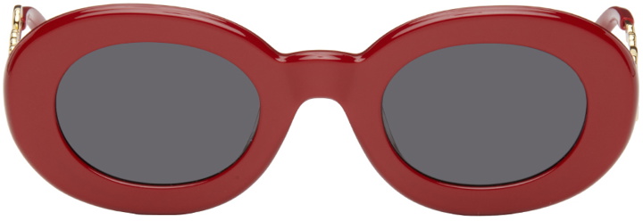 Photo: Jacquemus Red Le Chouchou 'Les lunettes Pralu' Sunglasses