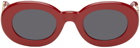 Jacquemus Red Le Chouchou 'Les lunettes Pralu' Sunglasses
