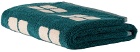Dusen Dusen Blue & Beige House Hand Towel