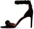 ALAÏA Black Bombe Heeled Sandals