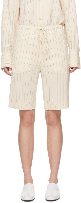 Photo: TOTEME Beige Relaxed Shorts