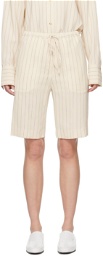 TOTEME Beige Relaxed Shorts