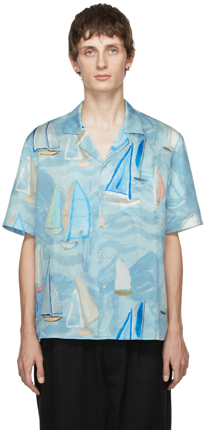 Comma Blue COMMAS Blue Voyage Shirt Commas